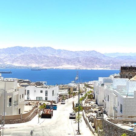 Stunning Penthouse With Sea Views And Private Heated Pool Apartment Eilat Ngoại thất bức ảnh