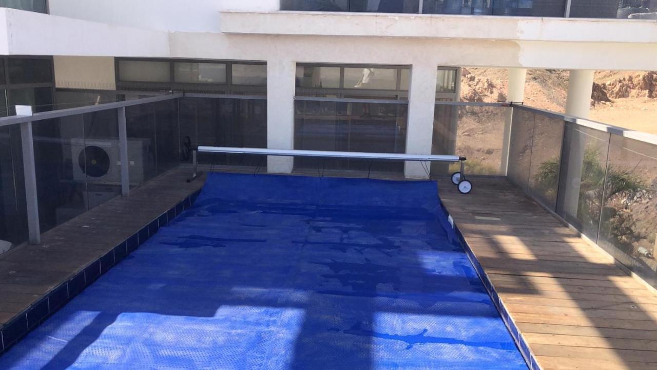 Stunning Penthouse With Sea Views And Private Heated Pool Apartment Eilat Ngoại thất bức ảnh