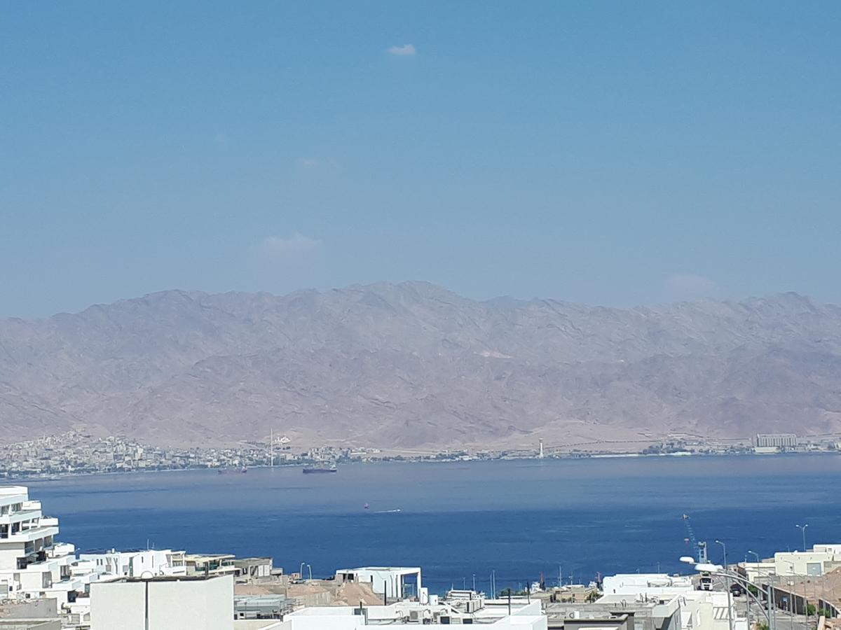 Stunning Penthouse With Sea Views And Private Heated Pool Apartment Eilat Ngoại thất bức ảnh