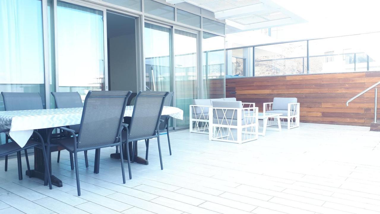 Stunning Penthouse With Sea Views And Private Heated Pool Apartment Eilat Ngoại thất bức ảnh